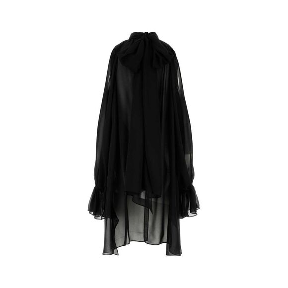 Blumarine Women Black Georgette Blouse - Picture 2 of 2